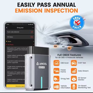 Alati za automobile: Ancel DND Echo OBD2 Bluetooth za iOS i Android Ancel Echo OBD2 — 5