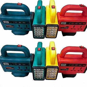 İnverter 18-220V Type-c Fanarlı Bu ağıllı çoxfunksiyalı invertor