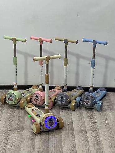 Samokatlar: 🛴💖 Qız uşaqları üçün 3 təkərli işıqlı SAMOKAT 💖🛴 Balacaların — 5