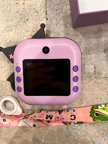 Игрушки: Детский фотоаппарат KUROMI Подходит детям 3–8 лет Работает отлично, не — 2