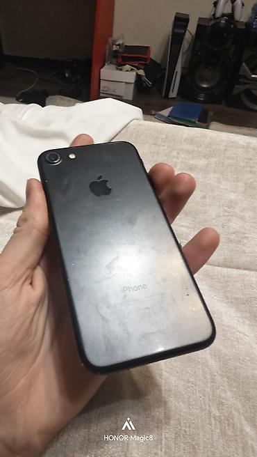 iphon 7 plus: IPhone 7, Б/у, 32 ГБ, Черный, Защитное стекло, 100 % — 1