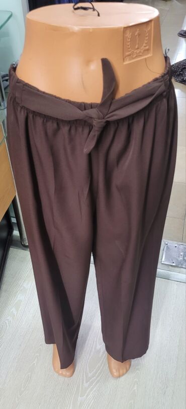 Qadın şalvarları: Qadın şalvari - Model: Qeniş kəsimli, ətək effektli şalvar (palazzo — 9