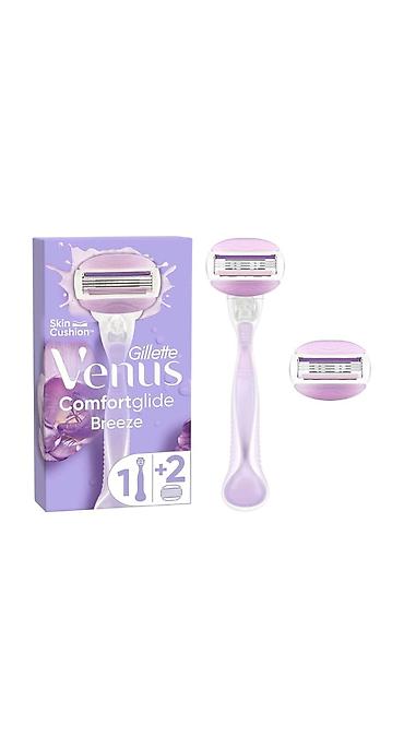 gillet: Gillette Venus Comfortglide Breeze qadın ülgücü - Dəst: 1 ədəd sap + — 2