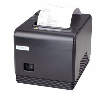сканер документов: Принтер чеков Xprinter XP-Q200 (USB+LAN) Чековый принтер XPrinter