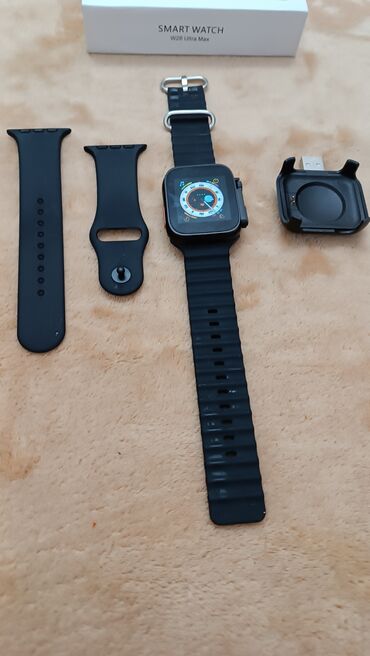 телефоные часы: Абсолютно новые часы W26 Ultra Max В наборе 2 ремешка, часы и