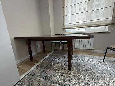 dinner table: Кухонный стол, Б/у, Прямоугольный, Нераскладной — 5