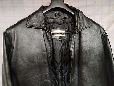 ženske kaubojke: Muška kožna jakna LEATHER COLLECTION - Veličina 52 (L/XL) - Odlična! — 2