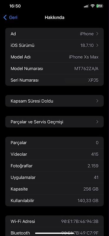 ikinci el iphone 7 plus: IPhone Xs, 256 GB, Qızılı, Face ID — 6