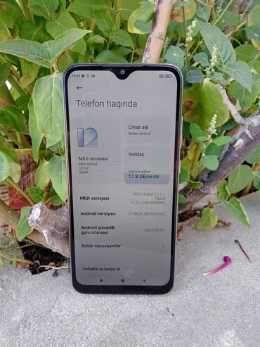 mi 8 ikinci el: Redmi 14C, 64 GB, rəng - Mavi, Barmaq izi, İki sim kartlı