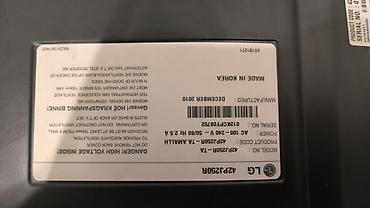 42 дюйма телевизор: Телевизор LG 42PJ250R, 42″ — 6 000 сом Продаю рабочий плазменный — 3