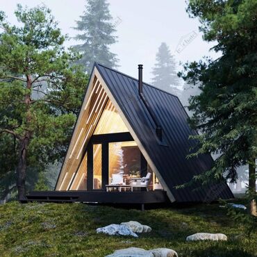 Tikinti işləri: Son vaxtlar A formalı evlerin tikintisinə böyük təlabat var. Biznes — 4