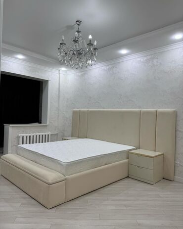 деревянные спальни: Двуспальная кровать, Шкаф, Комод, Трюмо, Азербайджан, Новый