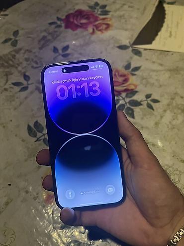 iphone 11 qiyməti: IPhone 14 Pro, 128 GB, Deep Purple, Face ID — 2