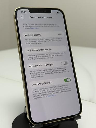 Мобильные телефоны и аксессуары: IPhone 12 Pro Max, Б/у, 256 ГБ, Золотой, Защитное стекло, Чехол, 100 % — 9