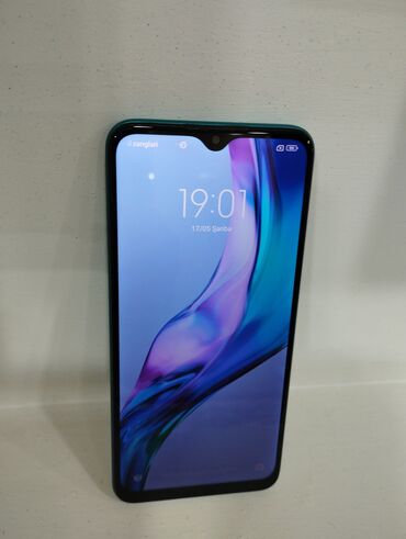 Xiaomi: Xiaomi Redmi 9, 64 GB, rəng - Göy, 
 Sensor, Barmaq izi, İki sim kartlı