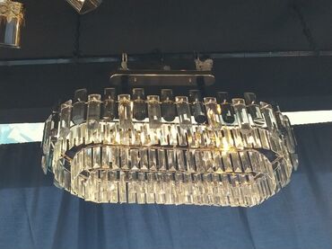 spot lampalar qiymeti: Çılçıraq, 10 və daha çox lampa, Xrustal