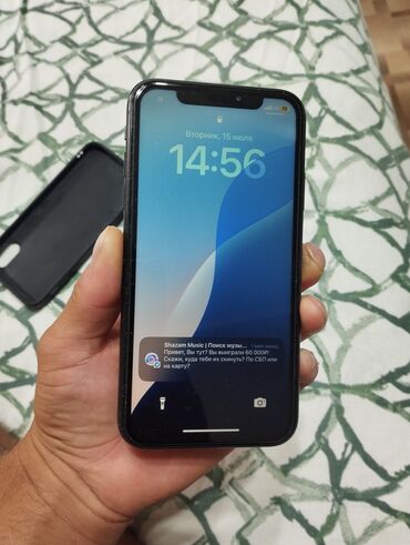 магнитола на рекс: IPhone Xr, Колдонулган, 64 ГБ, Black Titanium, Кабель, 79 %