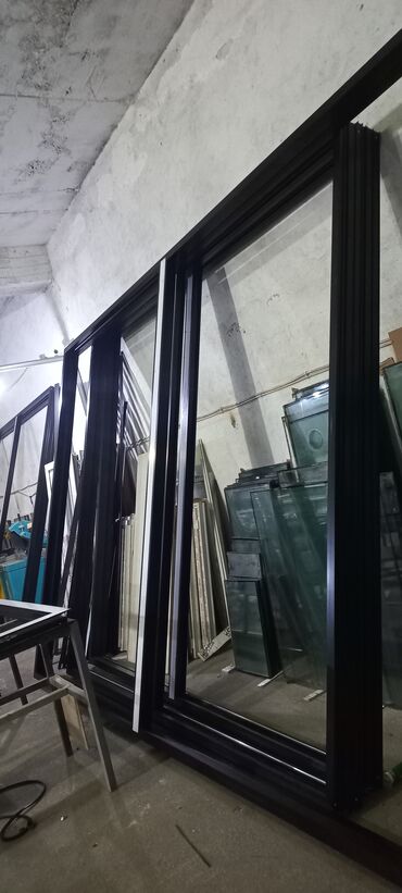 Plastik pəncərələr: Yeni İkiqat şüşə paketi Plastik pəncərə, Еni: 350 sm, Uzunluğu: 300 sm, Pulsuz quraşdırma — 15