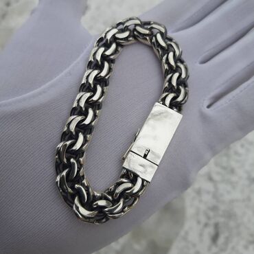 Серебряные цепочки: Серебряная цепь "Император" вес 120 гр 60 см Ручная работа Серебро 925 — 19