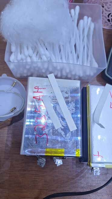 Akkumulyatorlar: Məhsul: 18650 tipli Li‑ion elementlər (fərdi ölçülmüş tutum — 8