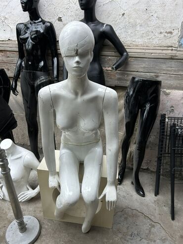 Manekenlər: Qadın, Plastik, plastmas, Qara — 4