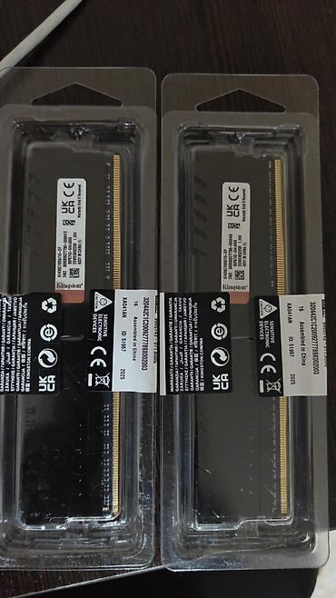 Техника и электроника: Оперативная память (RAM) для ПК, Новый, Kingston Fury, 16 ГБ, DDR4, 3600 МГц — 1