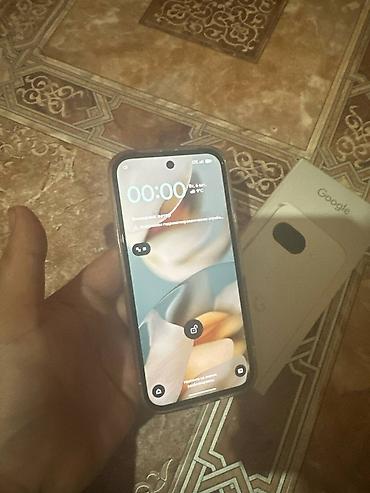 Google: Google Pixel 9a, Б/у, 128 ГБ, цвет - Белый, 1 SIM, eSIM — 2