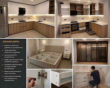 ucuz ev temiri: Mebel yığımı və quraşdırılması xidməti Peşəkar usta tərəfindən ev və — 1
