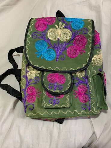 маленькая спортивная сумка: Тадж.рюкзак. / Сумка Сшит вручную. Новая. Привезли с Таджикистана