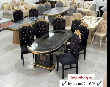 Divanlar: Qonaq otağı üçün, Yeni, 6 stul