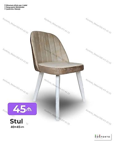 Stul – 40×45 sm ölçü. - Yumşaq, parça üzlükli oturacaq və bel hissəsi lalafo.az -da Stul – 40×45 sm ölçü. - Yumşaq, parça üzlükli oturacaq və bel hissəsi
