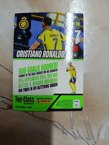 azar 514tkl: Cristiano Ronaldo kolleksiya kartı – Panini Top Class Panini Top — 2