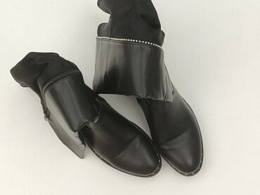 tanie buty na koturnie ccc: Kozaki damskie, rozmiar 38