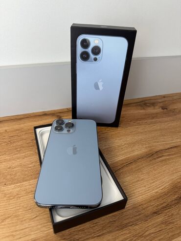 клавиатура и мышь для телефона в бишкеке: IPhone 13 Pro Max, 256 ГБ, Sierra Blue, Коробка