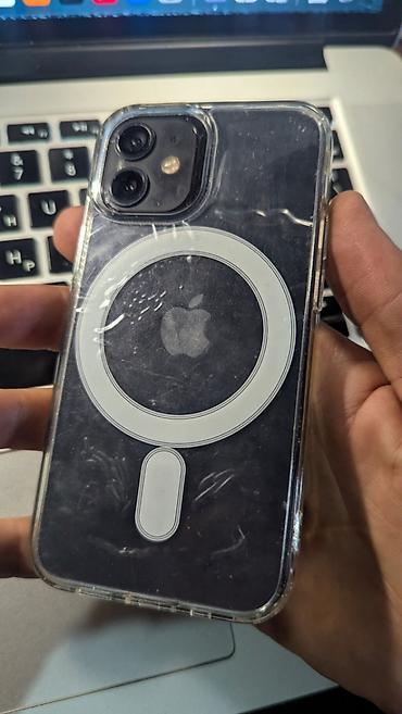 iphone cs max: IPhone 12 mini, Б/у, 128 ГБ, Черный, Защитное стекло, Чехол, Кабель, 94 % — 6