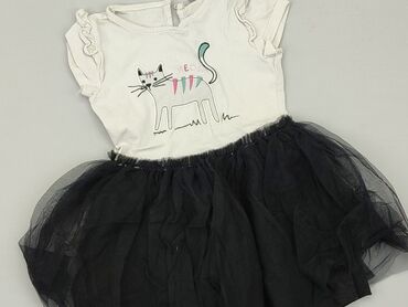 biała koszulowa sukienka: Сукня, Little kids, 4-5 р., 104-110 см, стан - Хороший