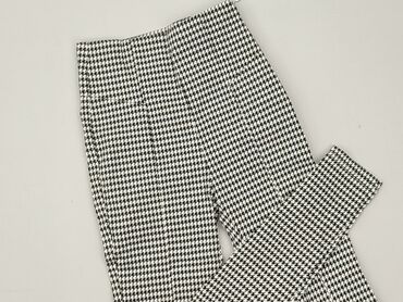 spodnie woskowane białe: Bershka, Material trousers for women, size XS (EU 34)