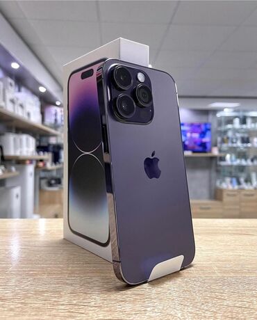 айфон 14 про 128 гб цена бишкек: IPhone 14 Pro Max, Жаңы, 128 ГБ, Deep Purple, Кабель, Куту, 100 %