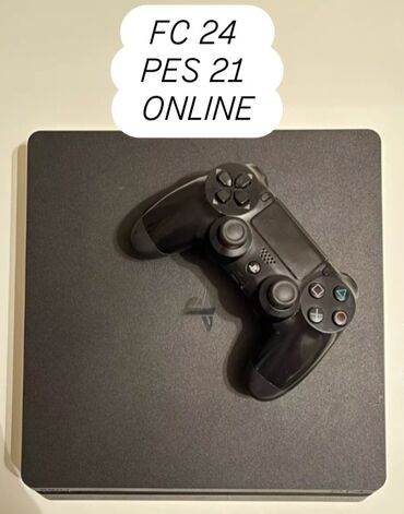 playstation 3 islenmis: PlayStation 4 Slim 500 GB yadaş içnde pes 21 fc24 oyun var