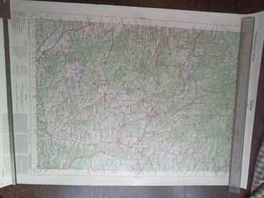 Ostali predmeti za umetnost i kolekcionarstvo: Vojne topografske karte sa slike,iz perioda JNA,11 komada na stanju — 6