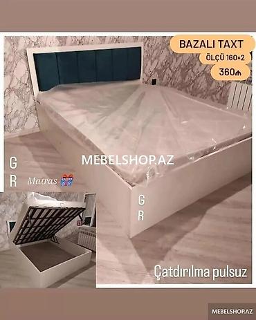 taxt tumba: İkinəfərlik çarpayı – matrassız və ya matras hədiyyəli variantlarla - — 2