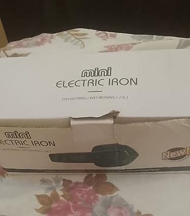 pvc utusu: Mini Electric Iron – par ütüsü (istifadə edilməyib) quru ütüləmə və — 2