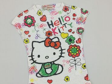 letnie sukienki długie w kwiaty: T-shirt, 3-4 years, 98-104 cm, condition - Good