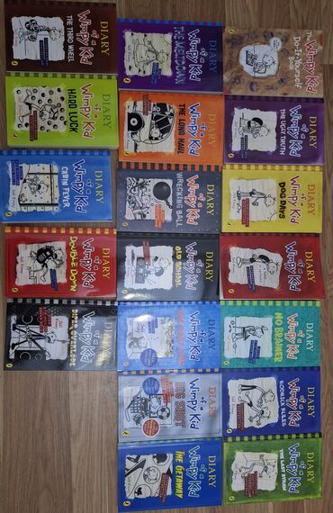 Bədii ədəbiyyat: Jeff Kinney tərəfindən yazılmış "Diary of a Wimpy Kid" kitab