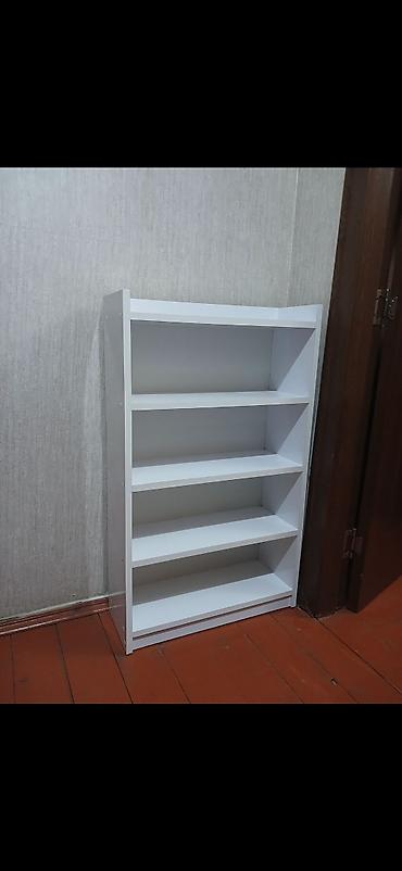 saloğlu mebel: Ağ rəngli çoxməqsədli rəf sistemi - 4 ədəd geniş rəf bölməsi - — 2