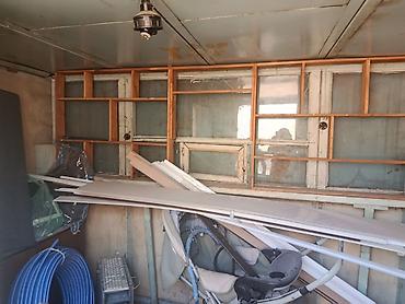 луговая кабина: Металлический хозблок/киоск с крышей из шифера - Материал — 3