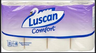 туалетная бумага оптом от производителя в бишкек: Бумага туалетная Luscan Comfort 2сл бел 100%цел втул 21,88м 175л