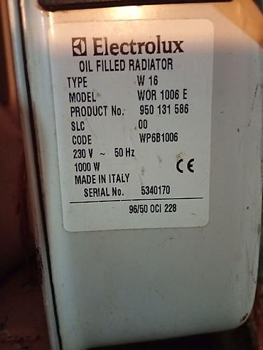 Mašine za mlevenje mesa: Uljani radijator ELEKTROLUXS od 6 rebara ili 1000 w ispravan — 10