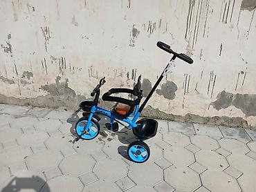 oglan usaq geyimleri: Uşaq üçtəkərli velosipedi – Kidilo, mavi rəng Xüsusiyyətlər: - 3 — 2