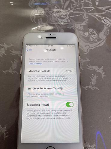 Apple iPhone: IPhone 7, 32 GB, Rose Gold, Barmaq izi — 7